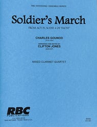 Soldier's March Mixed Clarinet Quartet cover Thumbnail